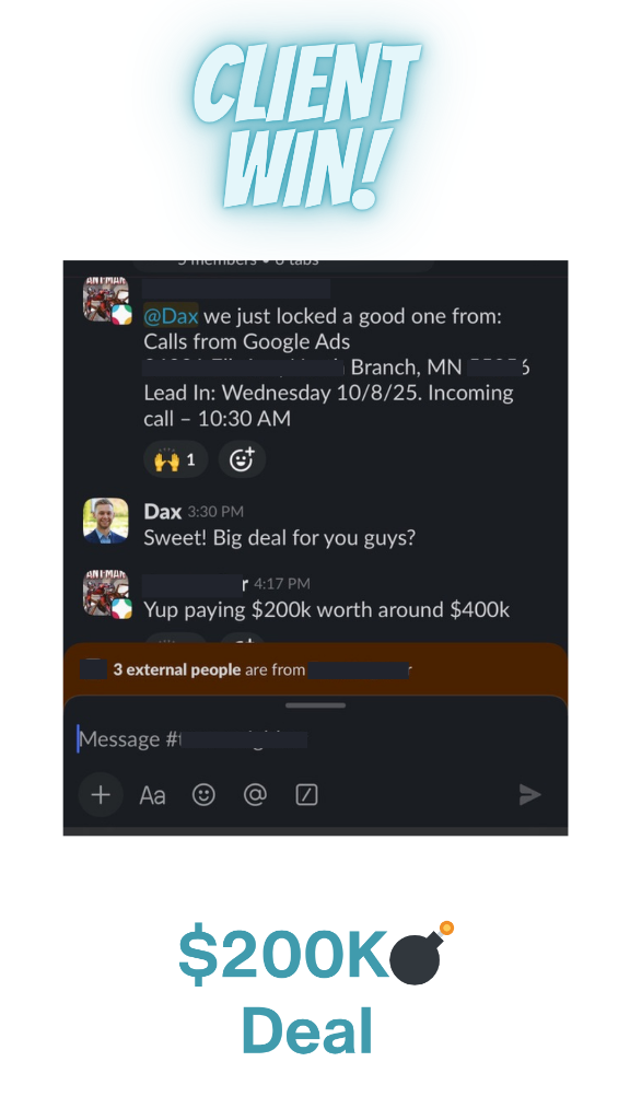 Client win