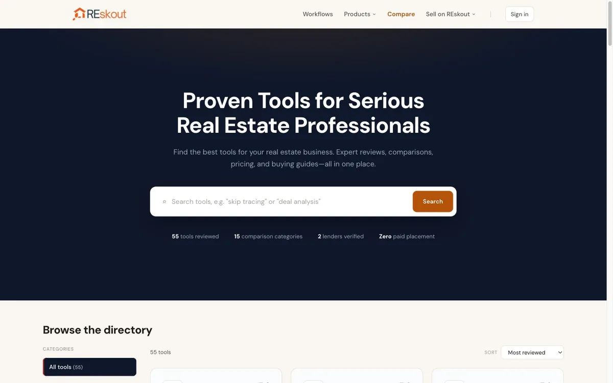 REskout homepage